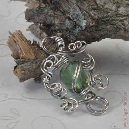 Pale Green Pendant (Magpie Rummage Sale)
