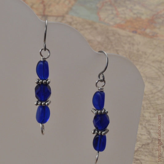 Blue Earrings (Magpie Rummage Sale)
