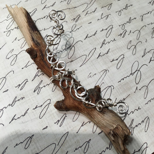 Long Silver Earcuff