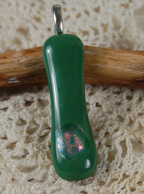 Green Dichroic Pendant