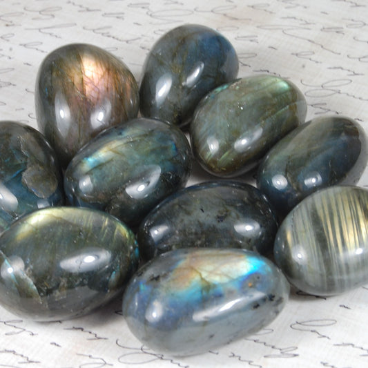 Amazing Labradorite "eggs" - must be seen in person!