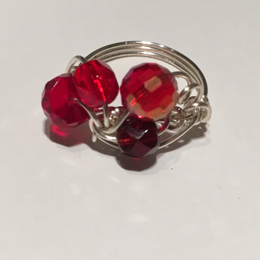 Red Cocktail Ring