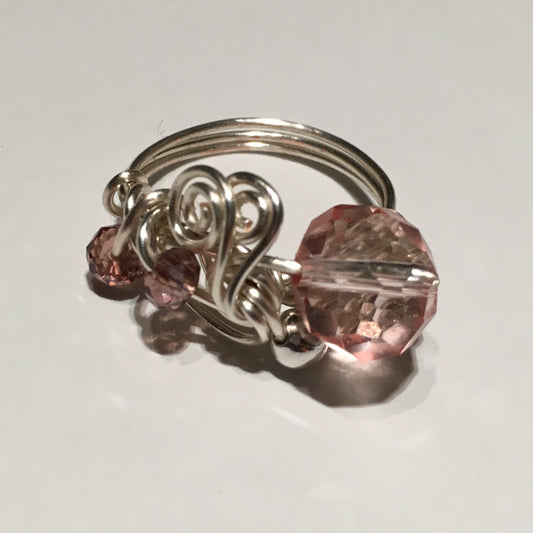 Pink Cocktail Ring