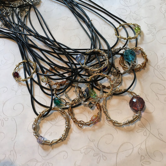 Guitar String Pendants