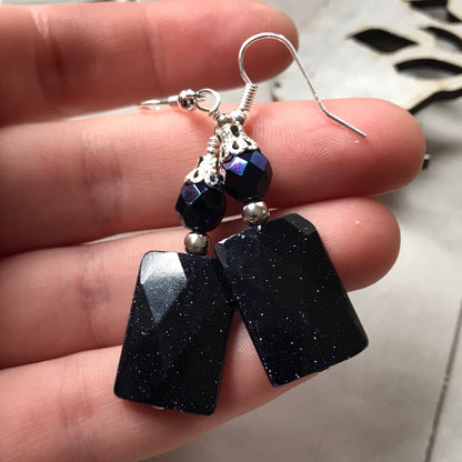 Tiny Evil Genius Earrings: Night Star