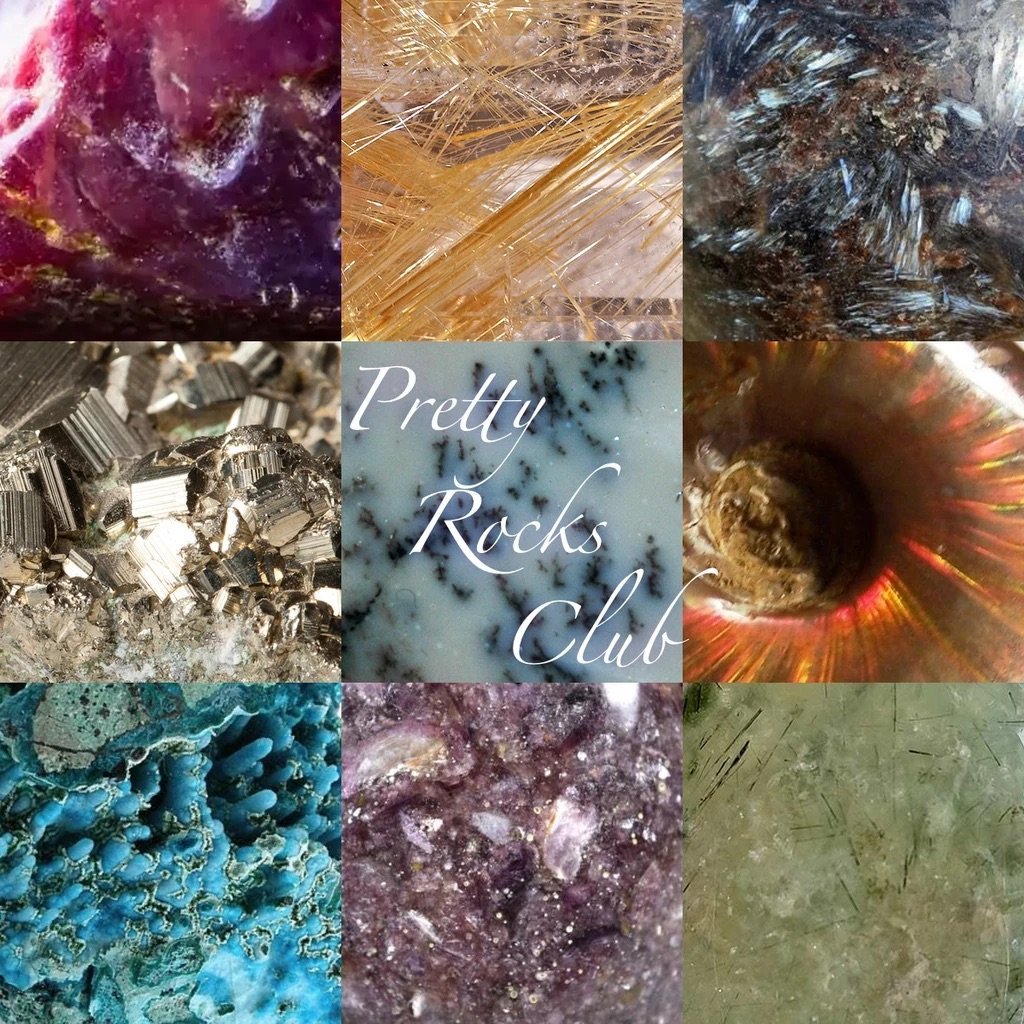 May 2021 Pretty Rocks Club - biotite and lepidolite