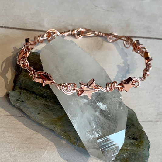 Skylit bracelet - rosegold, narrow