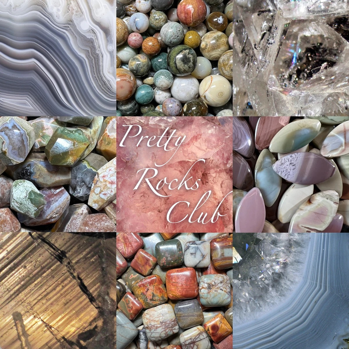 January 2022 Pretty Rocks Club - Herkimer diamonds