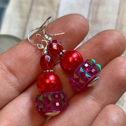 Tiny Evil Genius Earrings: “call it something about fire”