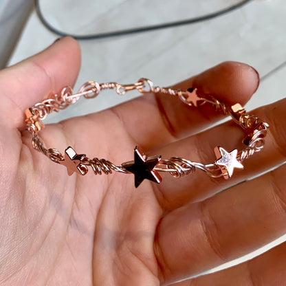 Skylit bracelet - rosegold, narrow