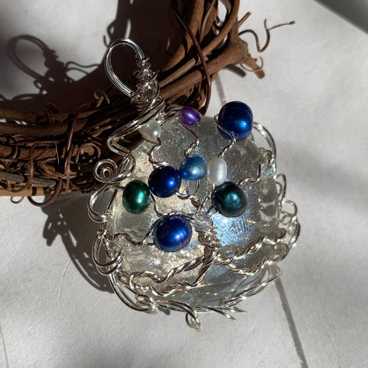 Depths of Winter - blue/purple/teal
