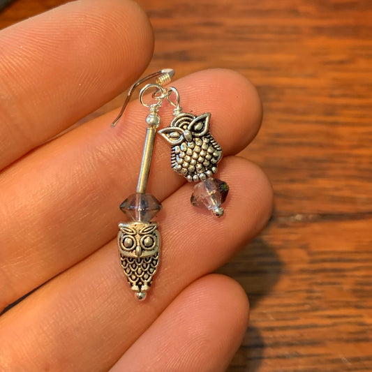Replacement owl earring
