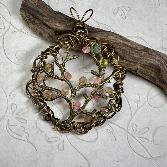 The Barren Trees - pink opal