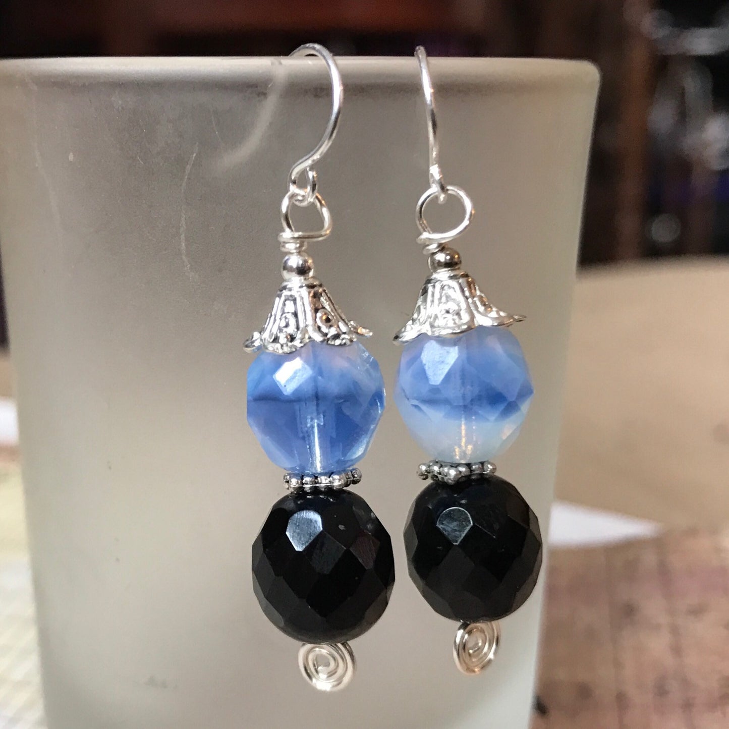 Tiny Evil Genius Earrings: Bees of Darkness