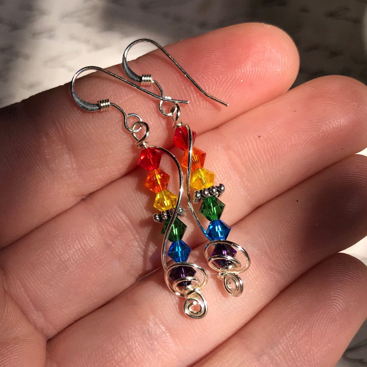 Pride 2018: Rainbow Swarovski Earrings