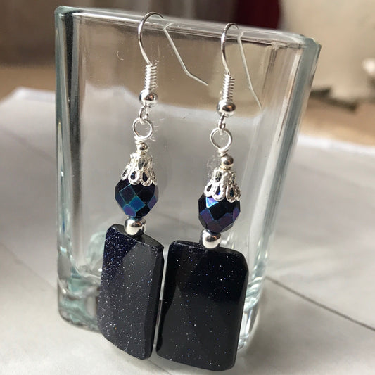 Tiny Evil Genius Earrings: Night Star