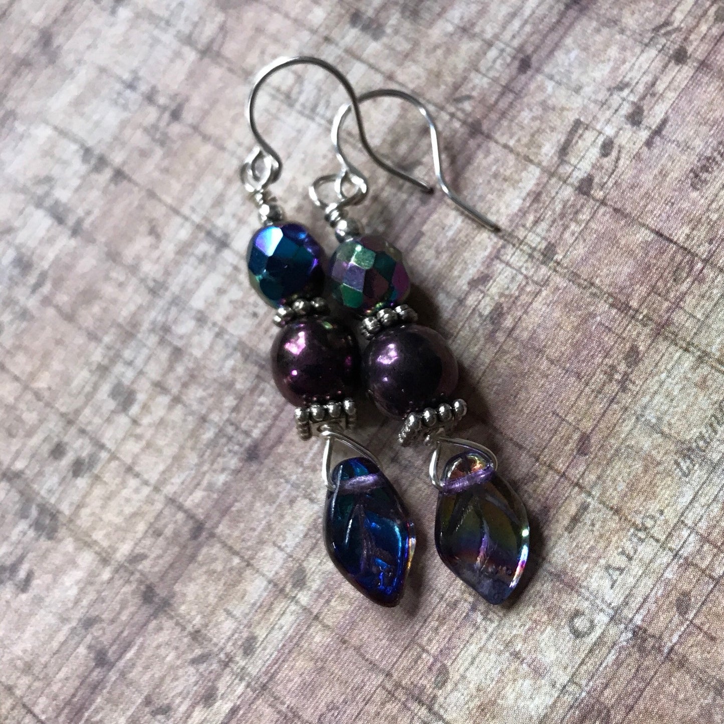 Tiny Evil Genius Earrings: Light of the Soul