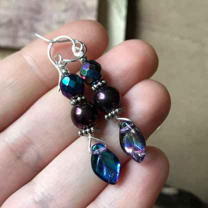 Tiny Evil Genius Earrings: Light of the Soul